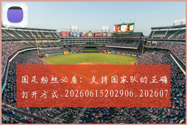 国足粉丝必看：支持国家队的正确打开方式_20260615202906_20260719165157